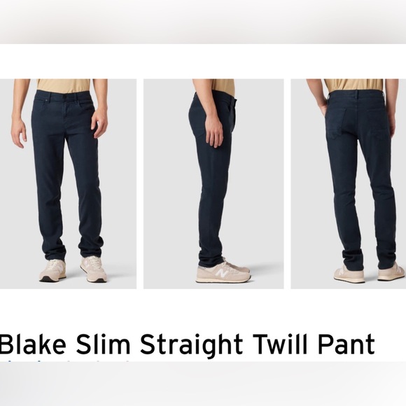 Hudson Jeans Blake Slim Straight in Navy sz 40w 36L - Picture 1 of 15
